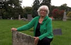 Volunteer researcher Carol Kissner helped solve the mystery of a broken headstone at Eden Prairie Cemetery. It turns out, it belonged to a soldier who