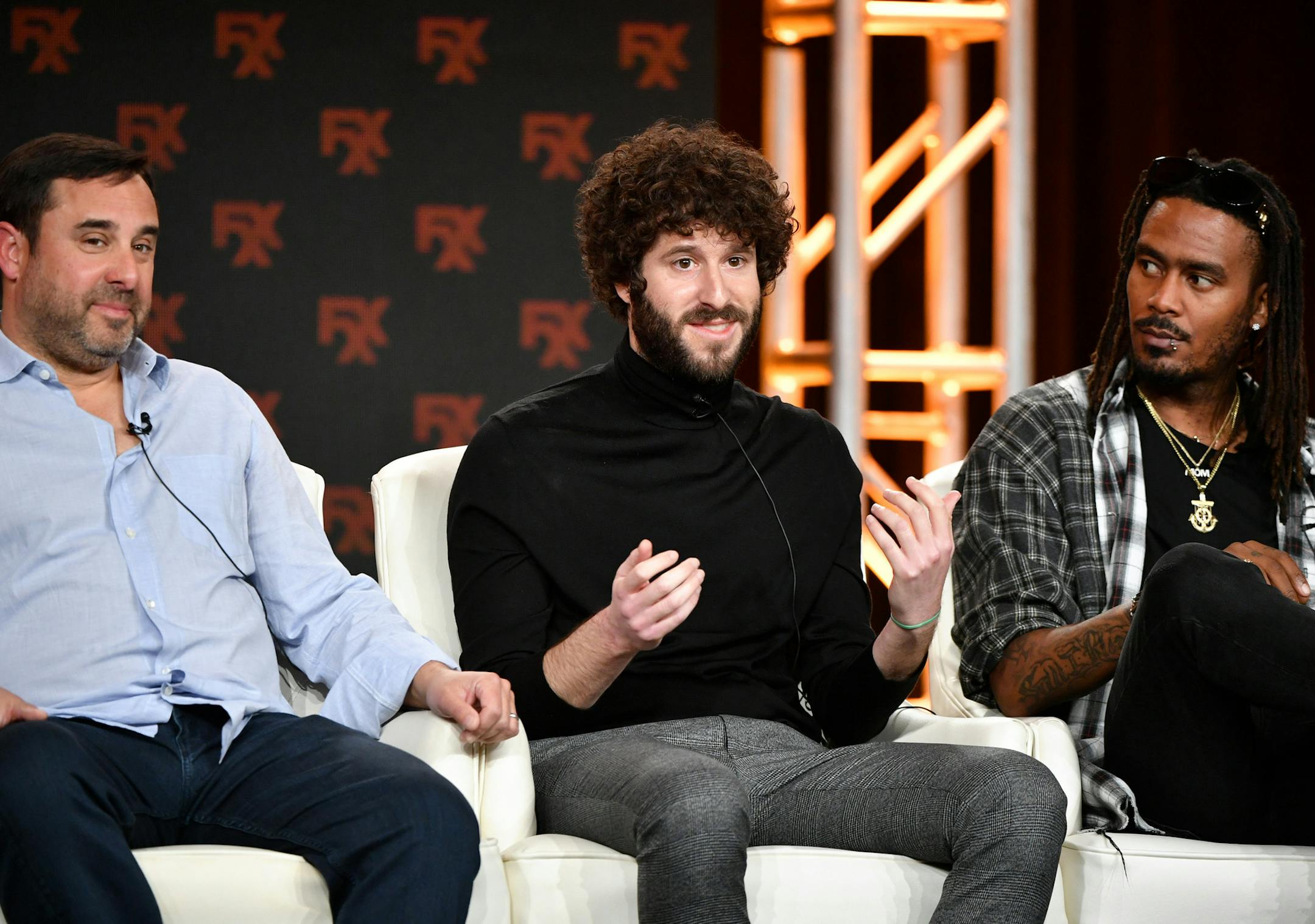 Jeff Schaffer, Dave Burd and GaTa of “Dave.”