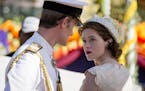 Prince Philip (Matt Smith) and Queen Elizabeth II (Claire Foy) in "The Crown."