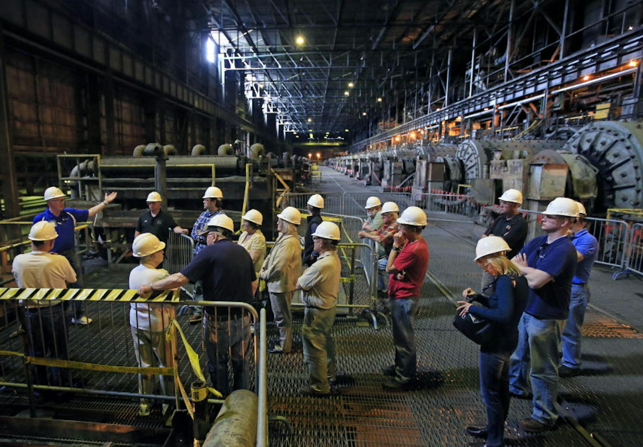 Not since the battle of 1978 to designate the BWCA as a wilderness area has the town of Ely been so divided. This time it's the possibility of Copper/Nickel mining and the promised jobs it brings -vs- the fear that mining so close to the BWCA could contaminate the water. Here, PolyMet Mining in Hoyt Lakes hosted an open house and gave tours of the former LTV plant site that PolyMet will use. ] BRIAN PETERSON &#x2022; brianp@startribune.com ELY, MN - 05/30/2013