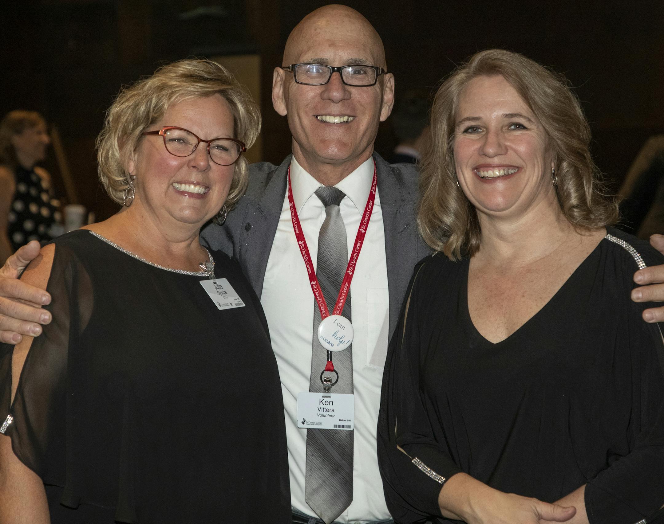 St. David’s Center Chief Executive Officer Julie Sjordal, Ken Vittera, St. David’s Center Chief Advancement and Strategy Officer Maureen Walsh at the St. David's Make them Shine gala. ] Special to Star Tribune, photo by Matt Blewett, Matte B Photography, matt@mattebphoto.com, St. David's Center Make Them Shine Gala, University of Minnesota McNamara Alumni Center, Minneapolis, Minnesota, Rena Sarigianopoulos, Frank Vascellaro, 1008218734 FACE031719 Maureen is an influential voluntee