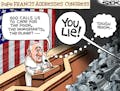 Sack cartoon: The pope addresses Congress