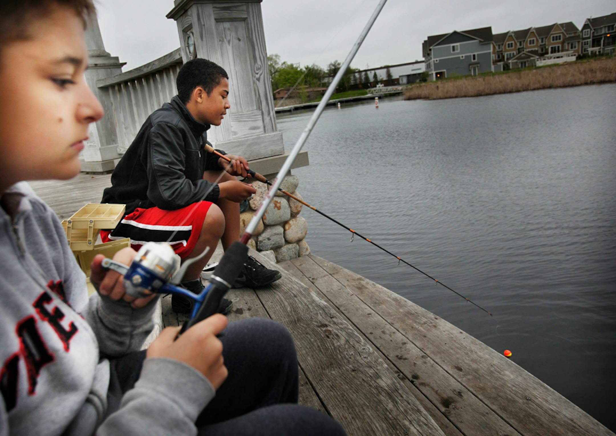 Fishing on Lake Minnetonka.