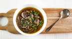 Mushroom soup. Photo by Robin Asbell * Special to the Star Tribune