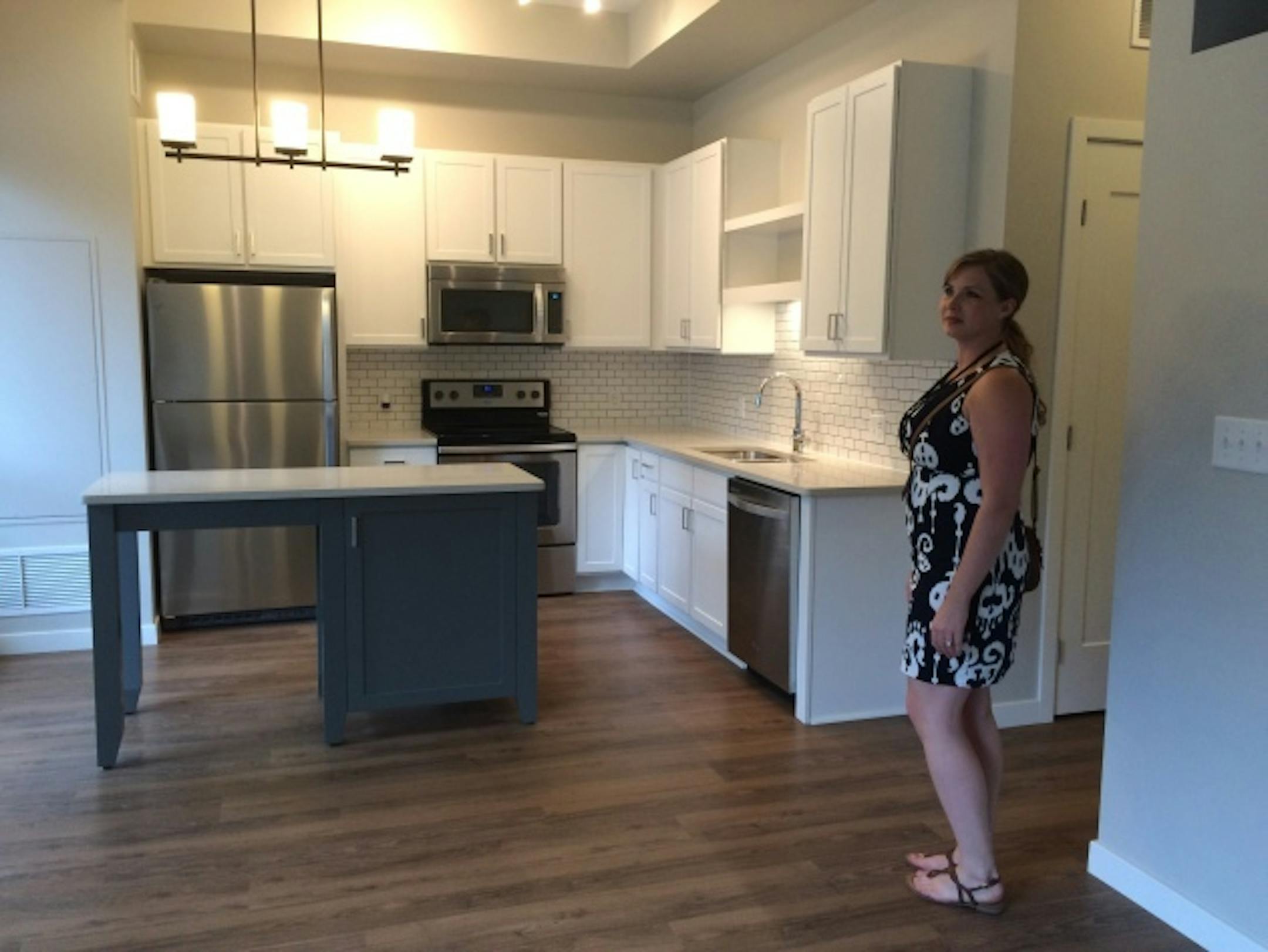 A kitchen at Latitude 45.