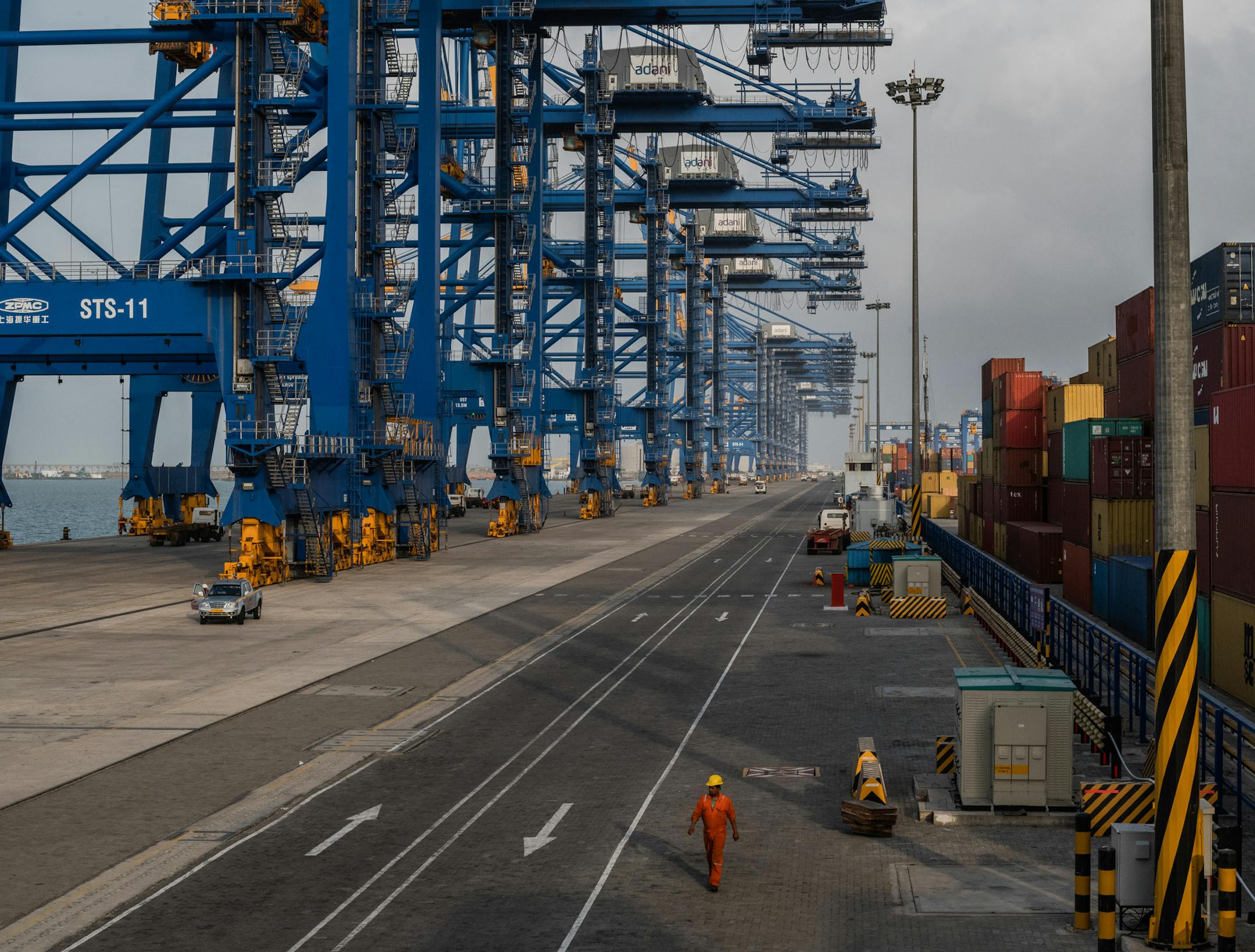 FILE -- The Adani Port in Mundra, India, June 22, 2019. The Trump administration is on the cusp of announcing a new trade deal with India, potentially within the next week as President Donald Trump prepares to meet with Prime Minister Narendra Modi of India. (Rebecca Conway/The New York Times)