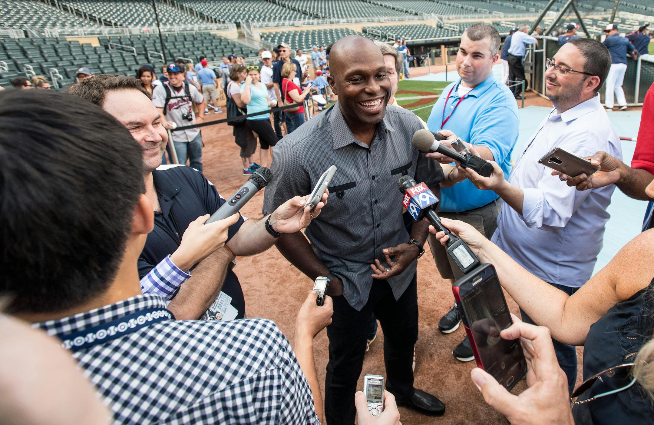 The club Monday announced that former Twins Torii Hunter (pictured), LaTroy Hawkins and Michael Cuddyer have joined the organization as special assistants to baseball operations.