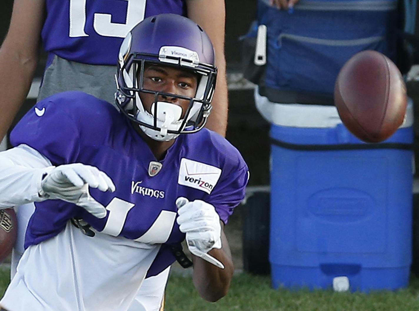 Minnesota Vikings wide receiver Stefon Diggs at Winter Park.