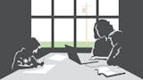 Electricity cutoff illustration