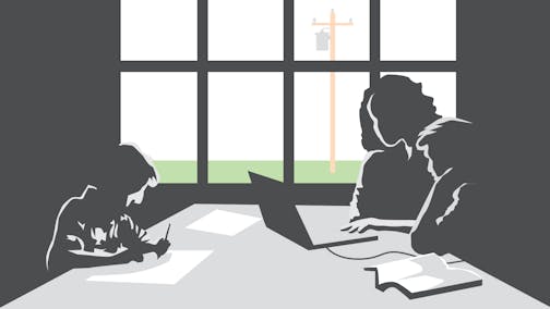 Electricity cutoff illustration