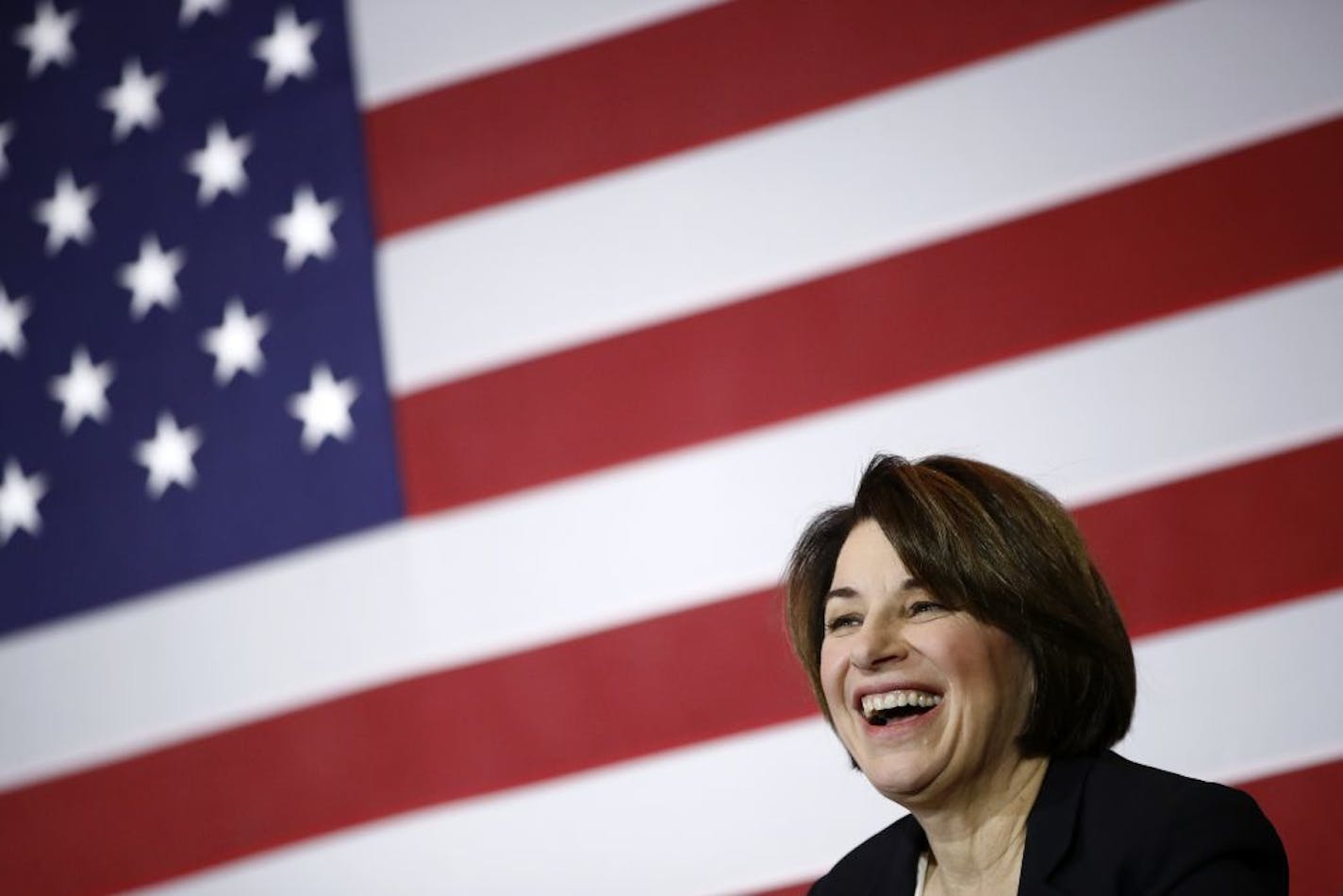 Democratic presidential candidate Sen. Amy Klobuchar, D-Minn., speaks during a campaign event, Friday, Jan. 10, 2020, in Cedar Rapids, Iowa.