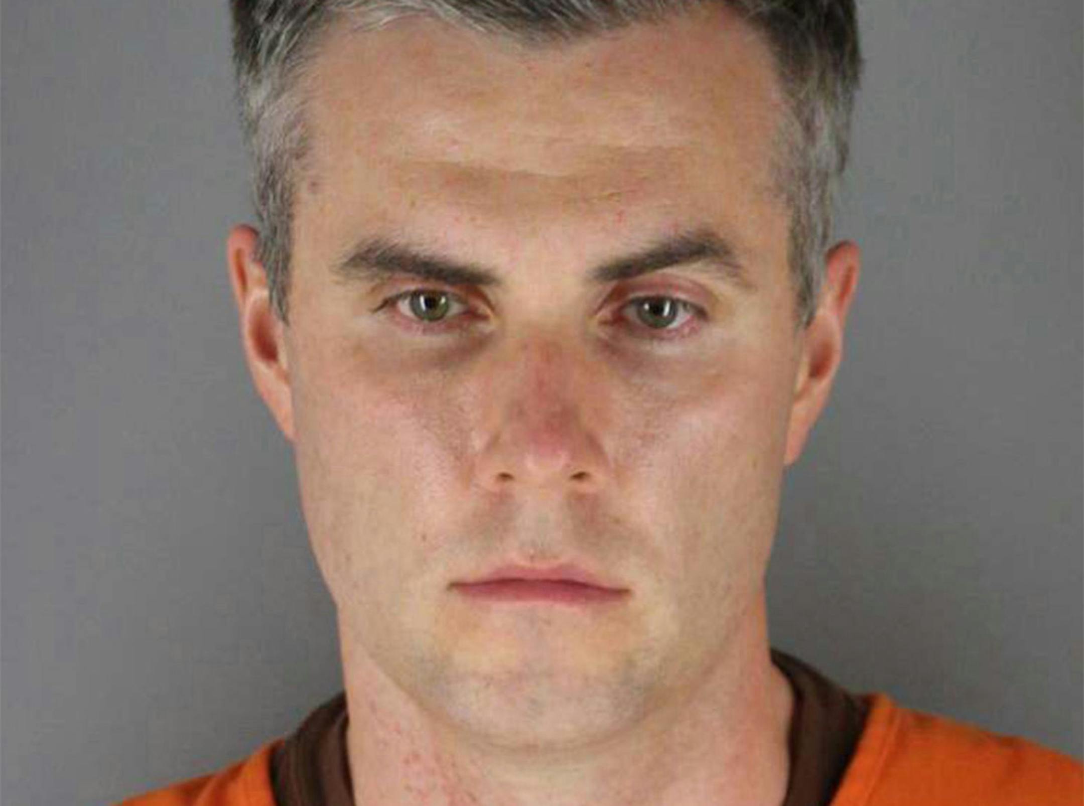 Former Minneapolis Police officer Thomas Lane seen on a police body-worn video camera as he tried unsuccessfully to get George Floyd into a cruiser on May 25. Floyd was eventually pinned to the ground with a former officer Derek Chauvin's knee in his neck, which contributed to his death. (Hennepin County Sheriff's Office/TNS) ORG XMIT: 1732770