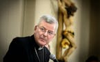 Archbishop Nienstedt leaves Michigan parish after backlash over his presence.