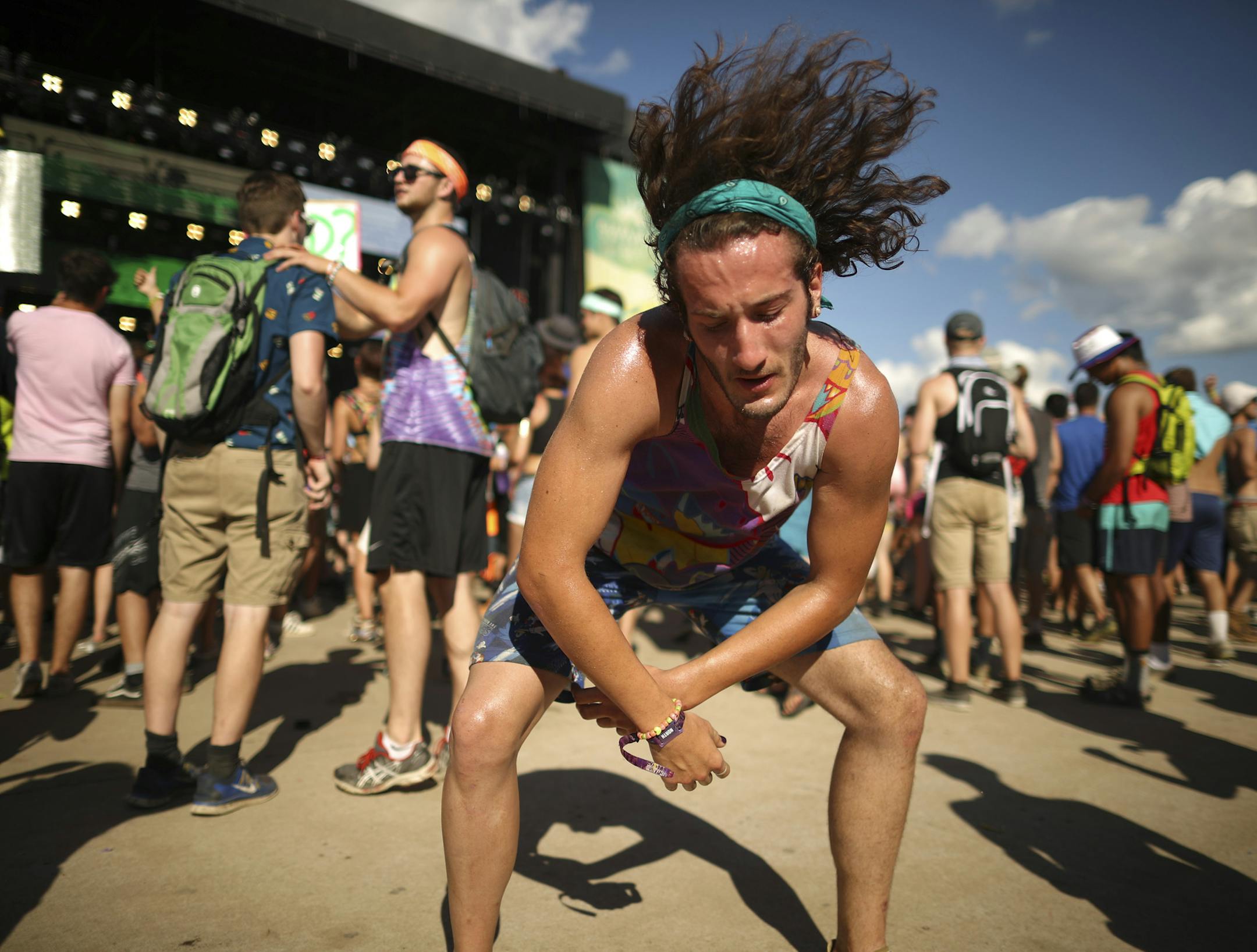 The dancing wound down with the music as Summer Set came to a close.