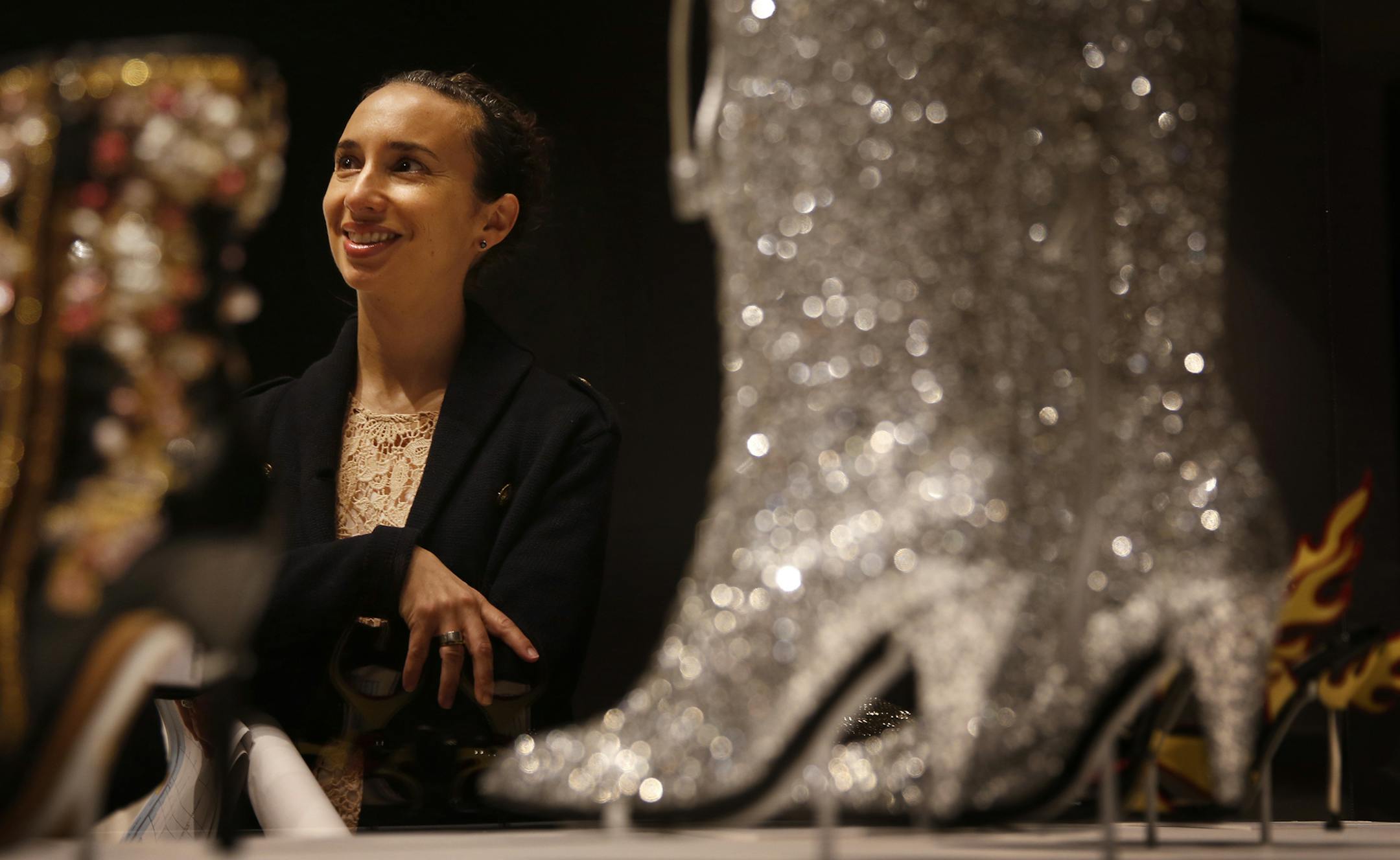 Exhibition curator Nicole LaBouff speaks about the exhibit "Italian Style: Fashion Since 1945, which is opening on October 26 at Minneapolis Institute of Arts. ] LEILA NAVIDI leila.navidi@startribune.com / BACKGROUND INFORMATION: Friday, October 17, 2014. The exhibition was organized by the Victoria and Albert Museum in London, and traces the evolution of post-war Italian clothing design.