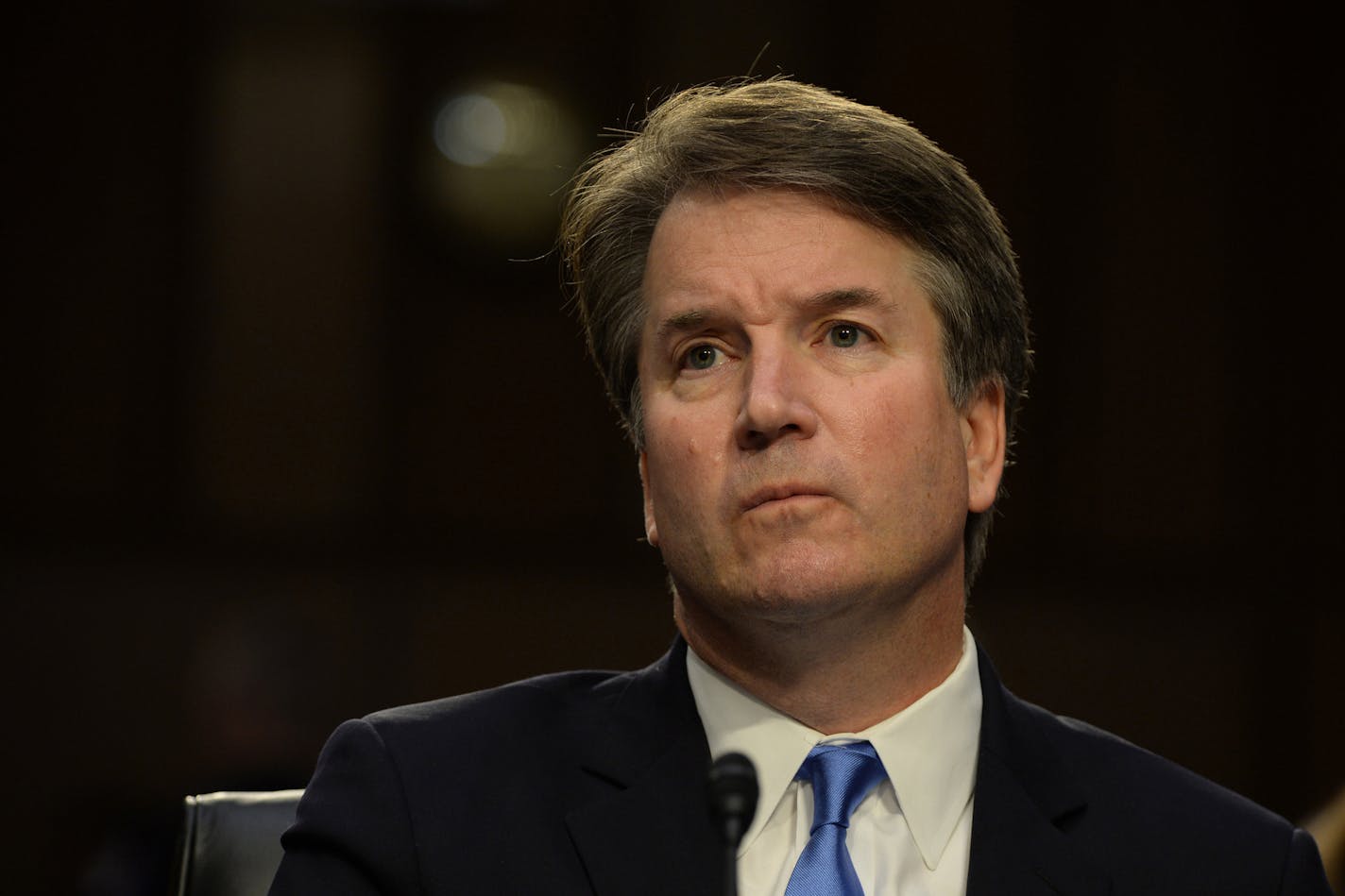 Supreme Court Associate Justice nominee Brett Kavanaugh at his confirmation hearing before the Senate Judiciary Committee in the Hart Senate Office Building in Washington, D.C., on Wednesday, Sept. 5, 2018.