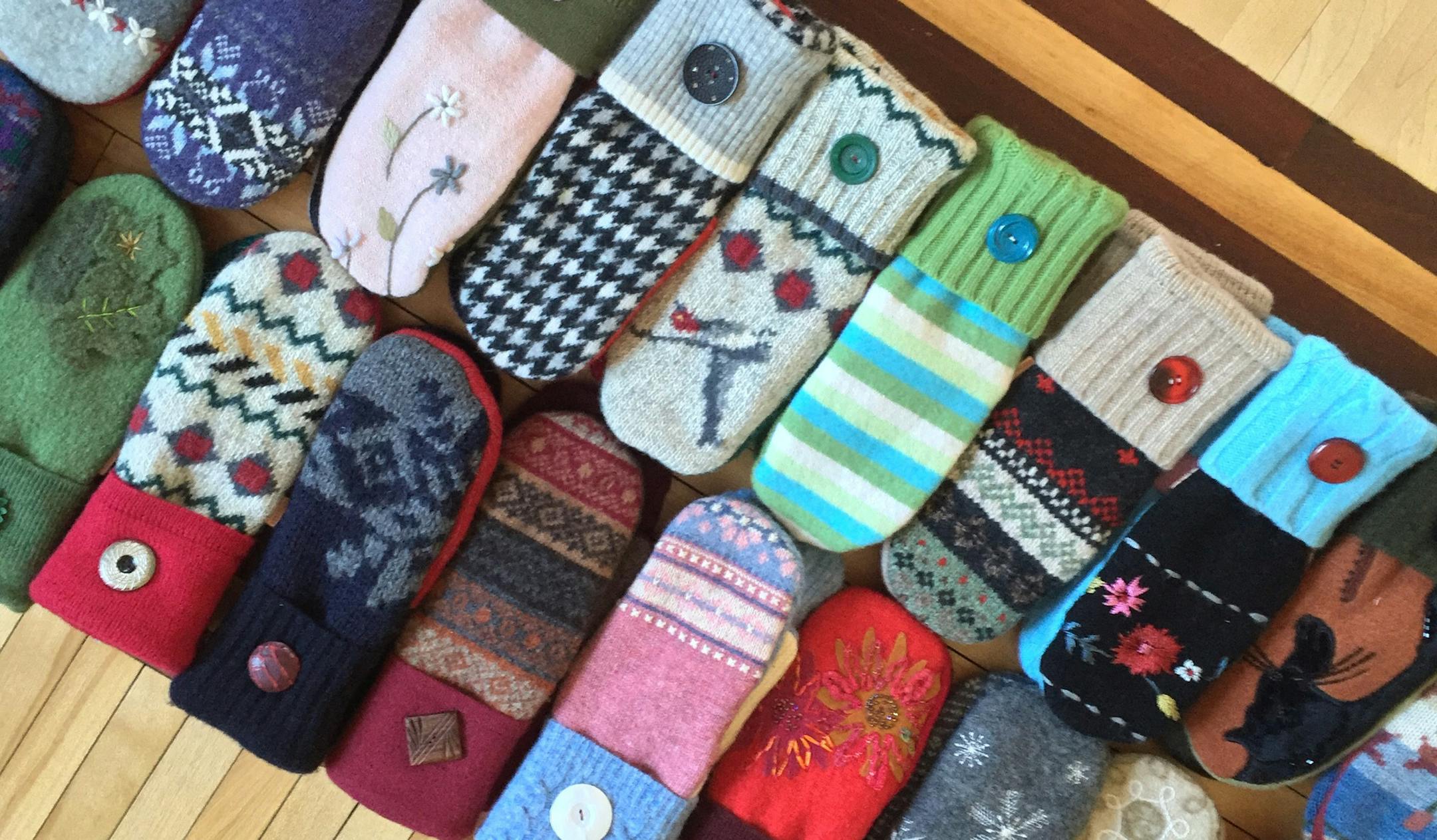 Sweater mittens from Steller Handmade Goods available at Maiden Minnesota. Provided photo