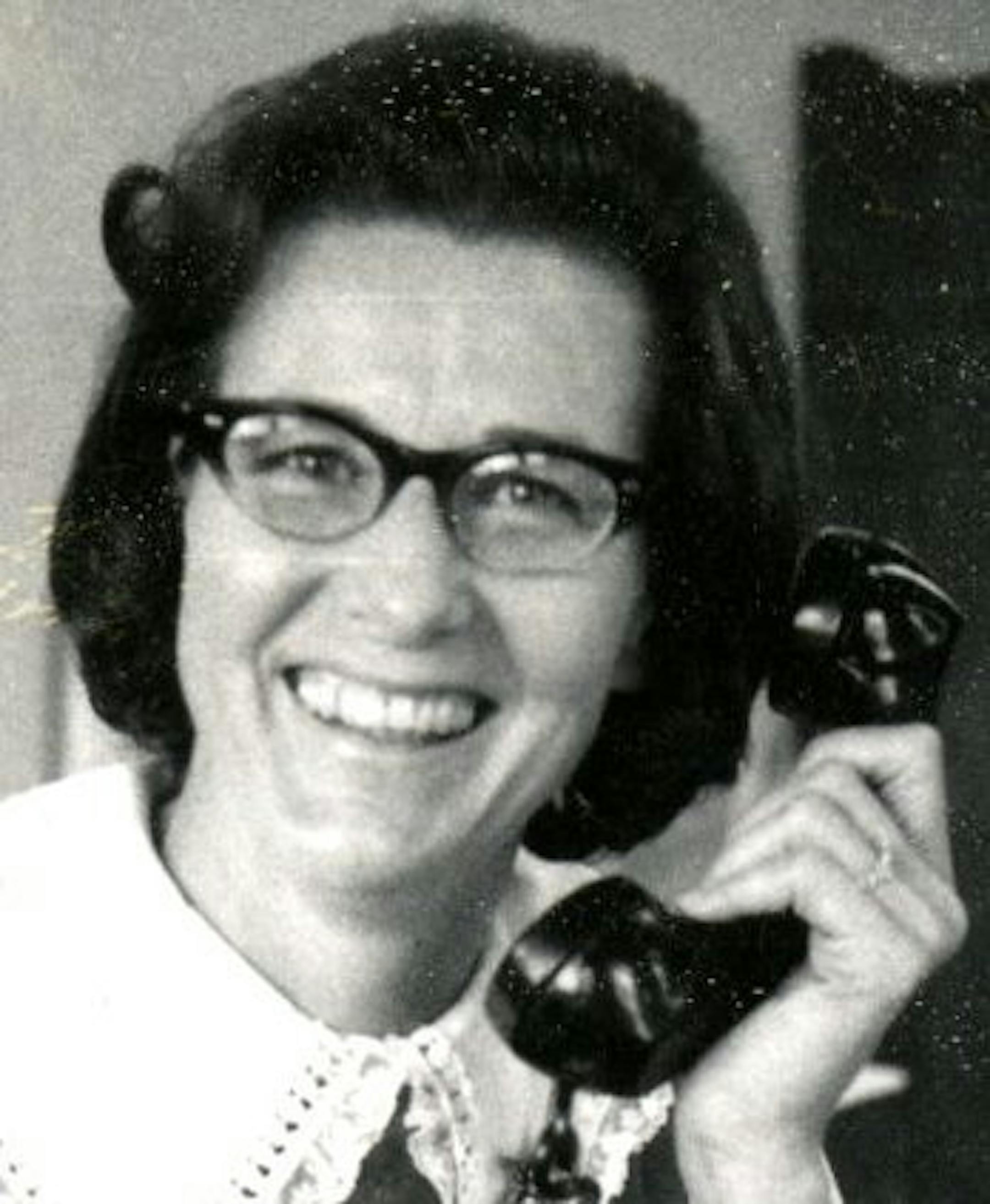 Anita Buck, shown in 1970, died Oct. 29, 2017.