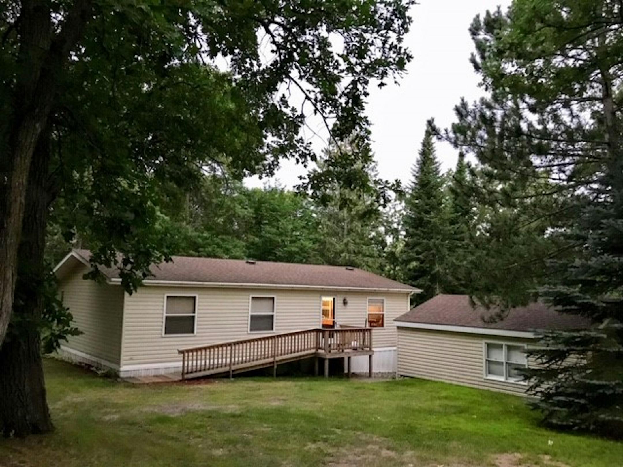The writer's mother has a modular home on the property, which accommodates five families.