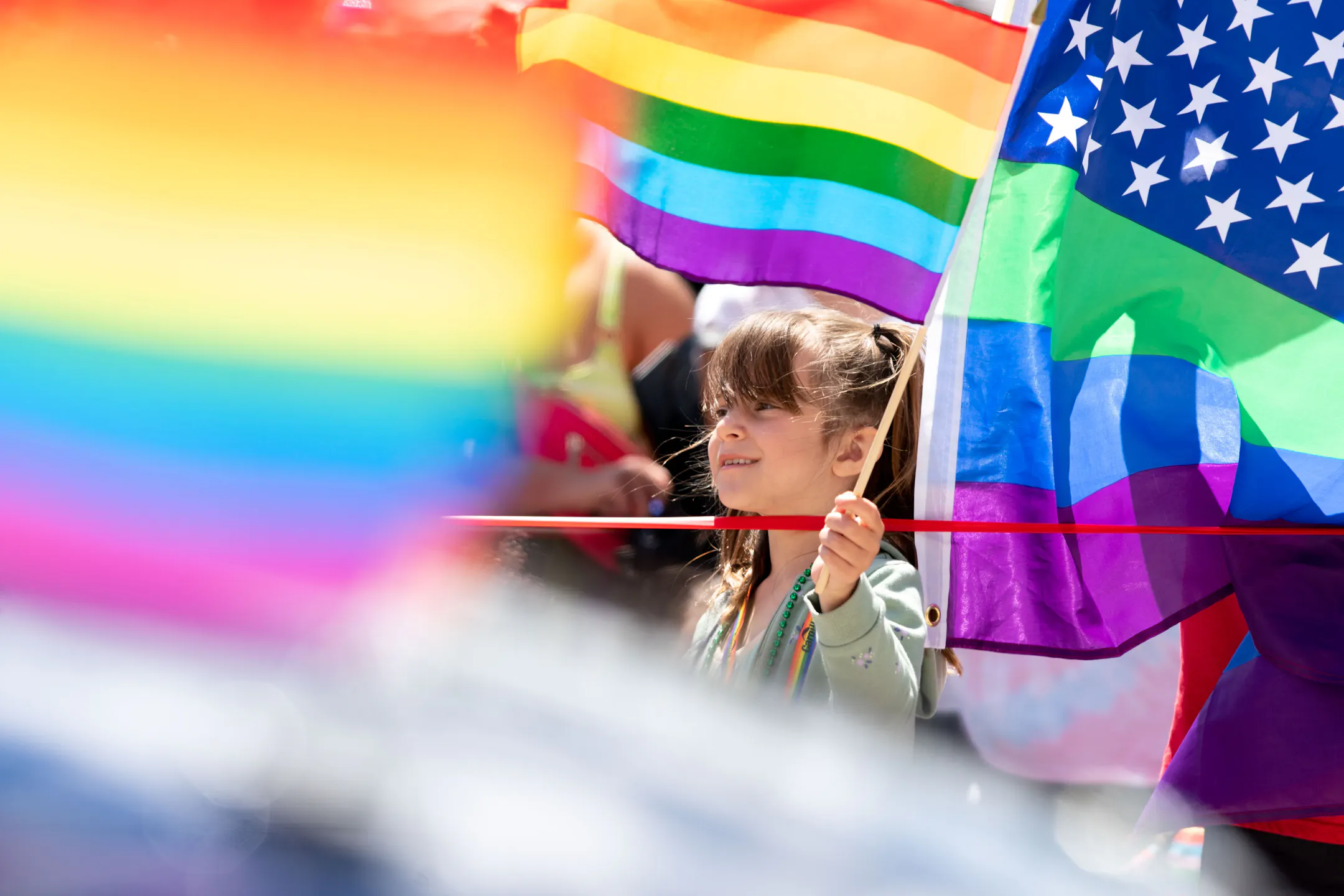 Ashley Rukes At Twin Cities' 50th Pride parade, calls for political activism