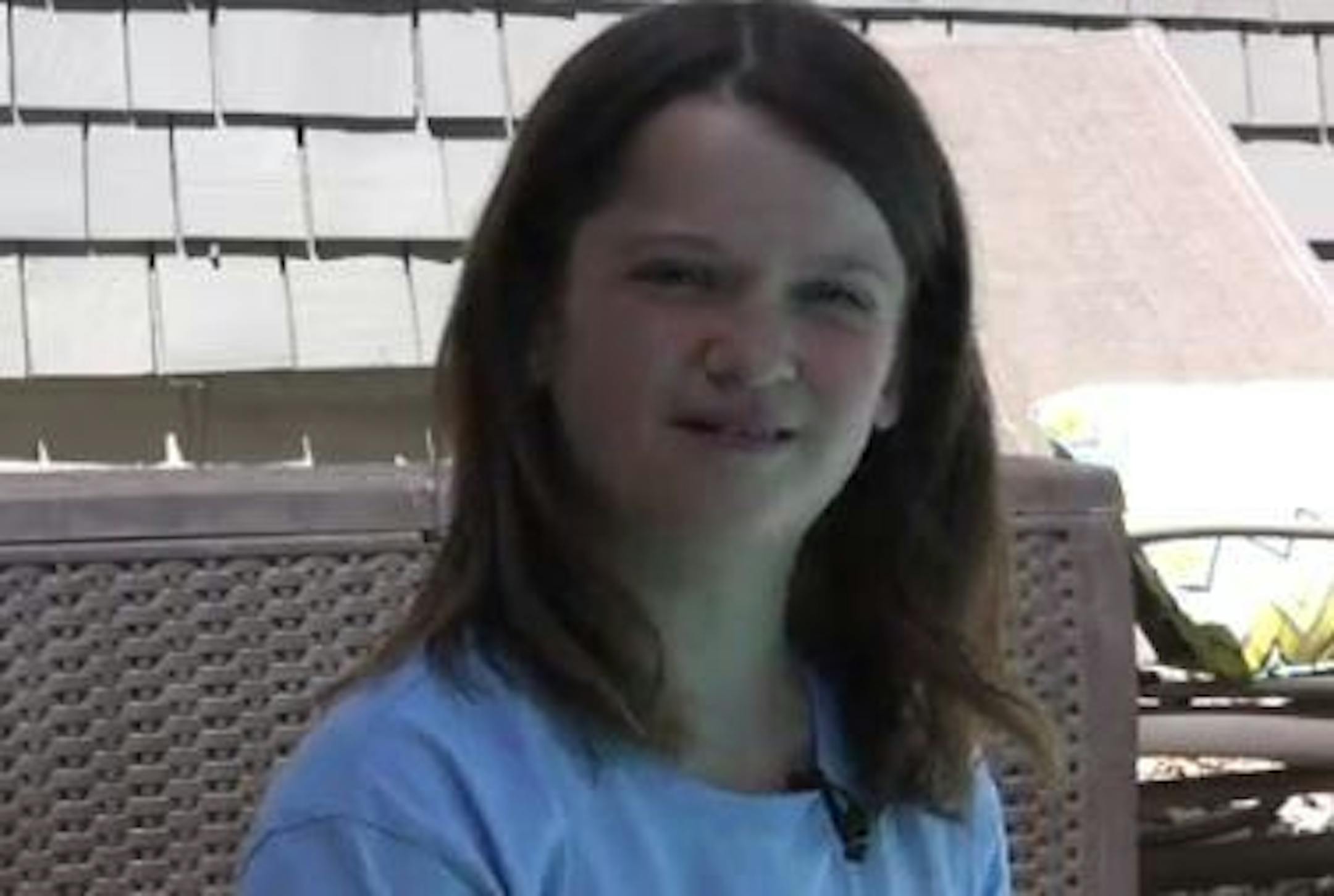 Caitlyn Carroll, the child actor in "Abbey's Hope" PSA, is a mature 12 year old, who conveys a message better than most adults.