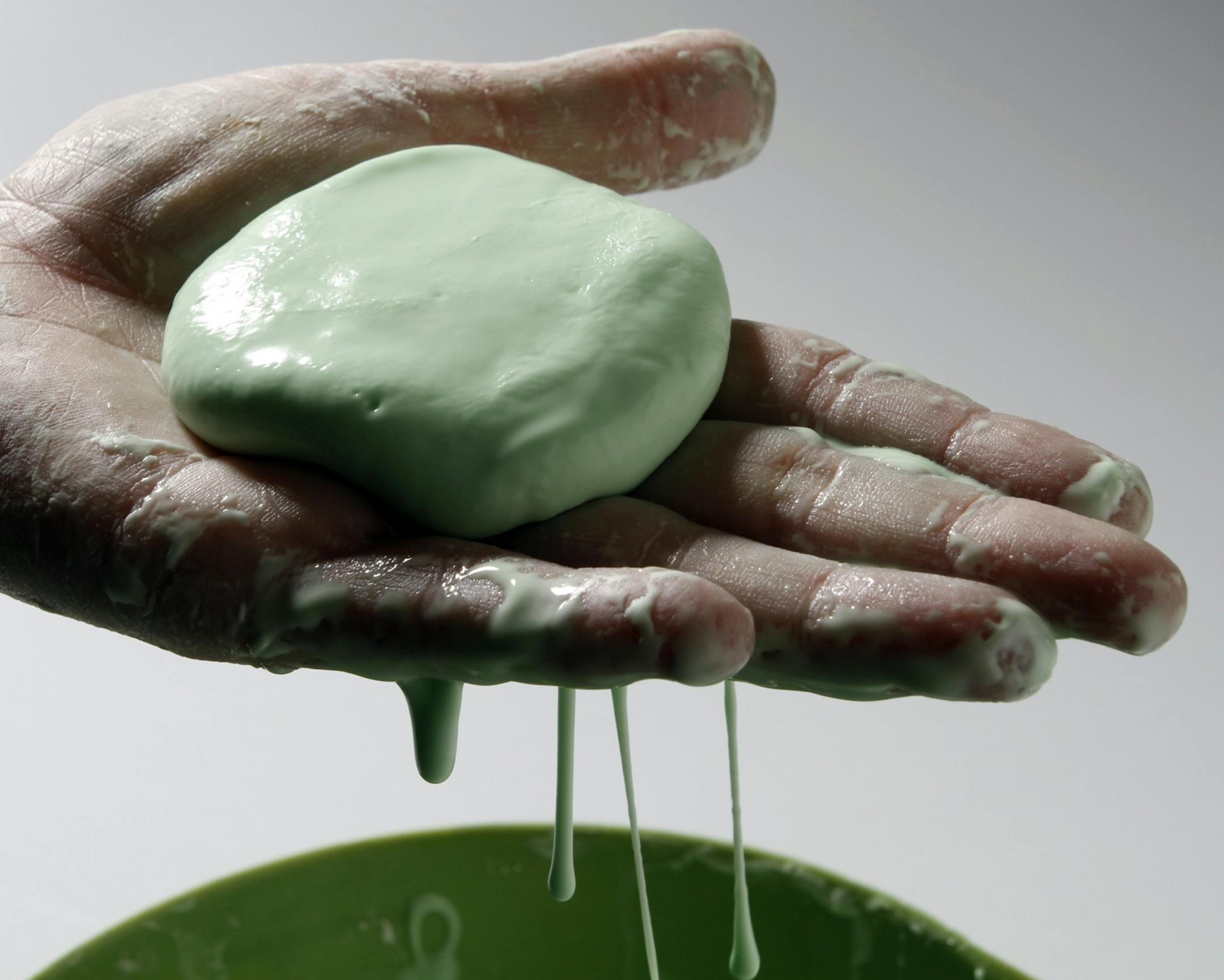 Goblin goo can take a solid or liquid form, both of them gruesomely gross.