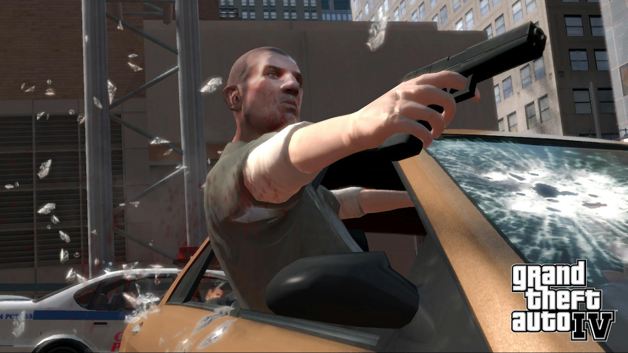 Frame grab from Grand Theft Auto IV - Packy McReary is the character.