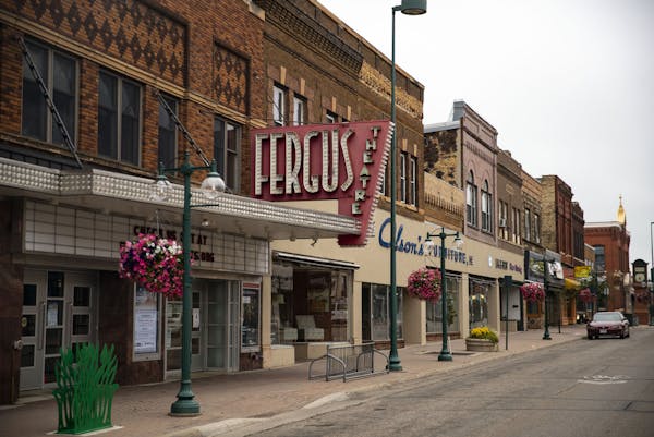 Fergus Falls is a small town in northern Minnesota with a quaint and walkable downtown area.] ALEX KORMANN • alex.kormann@startribune.com There has 