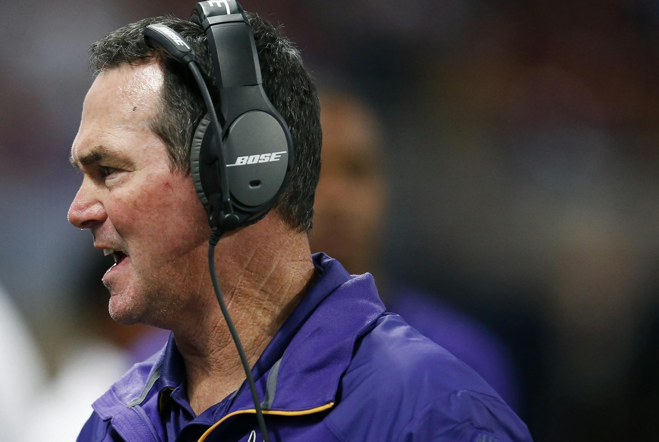 Minnesota Vikings head coach Mike Zimmer.