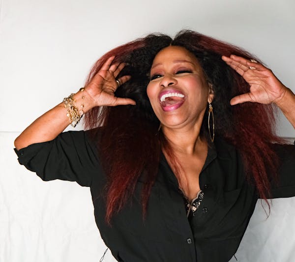 Chaka Khan posed for the producers of "Women Who Rock" after giving a rare, lengthy interview for the new Epix docuseries.