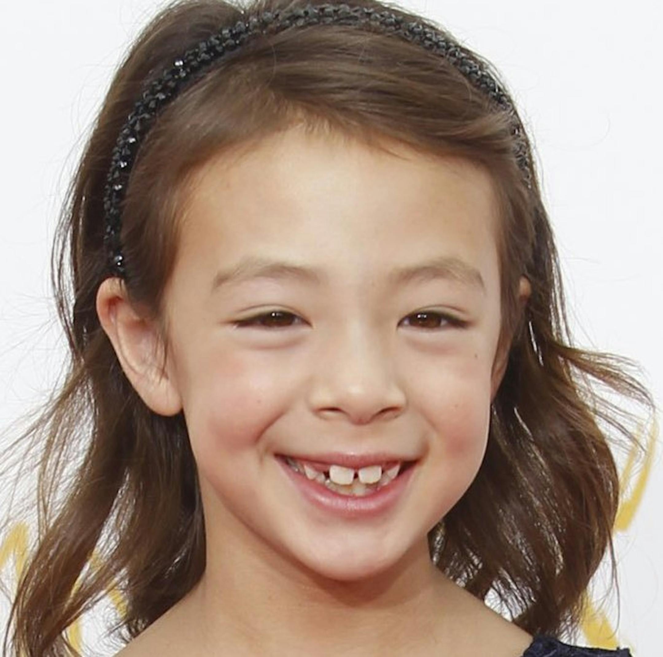 Aubrey Anderson-Emmons arrives for the 66th Annual Primetime Emmy Awards at Nokia Theatre at L.A. Live in Los Angeles on Monday, Aug. 25, 2014. (Wally Skalij/Los Angeles Times/MCT) ORG XMIT: 1156544