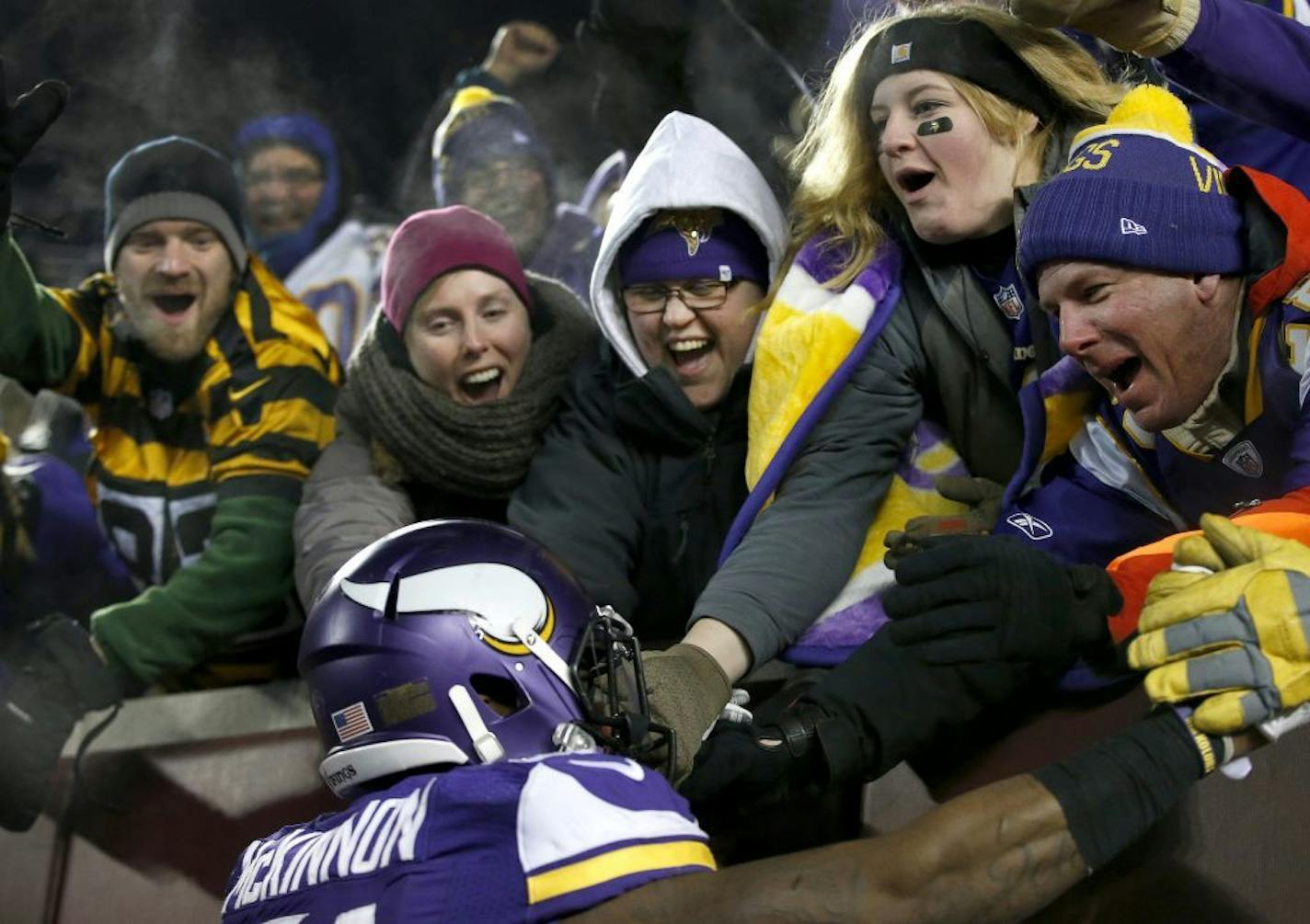 Vikings fans got a test of the cold at the end of December with the home game against the New York Giants. For the first time in nearly 40 years, the Vikings are hosting a playoff game outdoors.