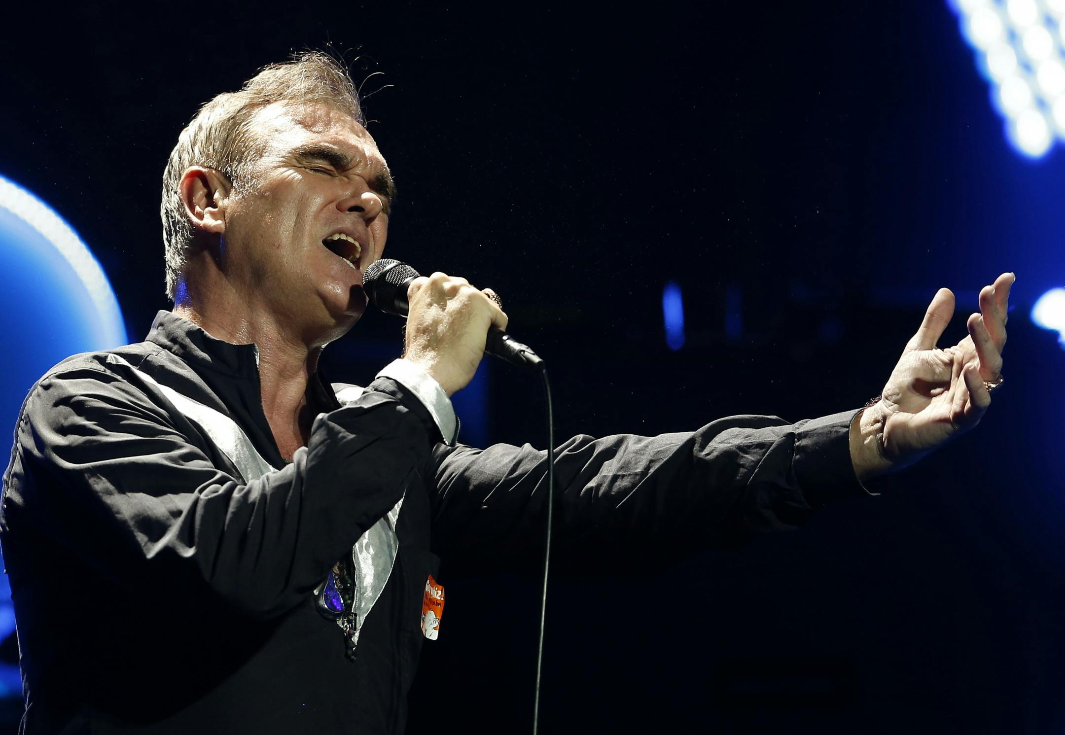 Morrissey performed at The Fitzgerald Theater in St. Paul on Monday night.