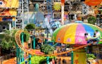 Nickelodeon Universe. ] GLEN STUBBE * gstubbe@startribune.com Thursday, June 2, 2016 Jess Nelson, MOA case manager, Oasis For Youth, walks through the