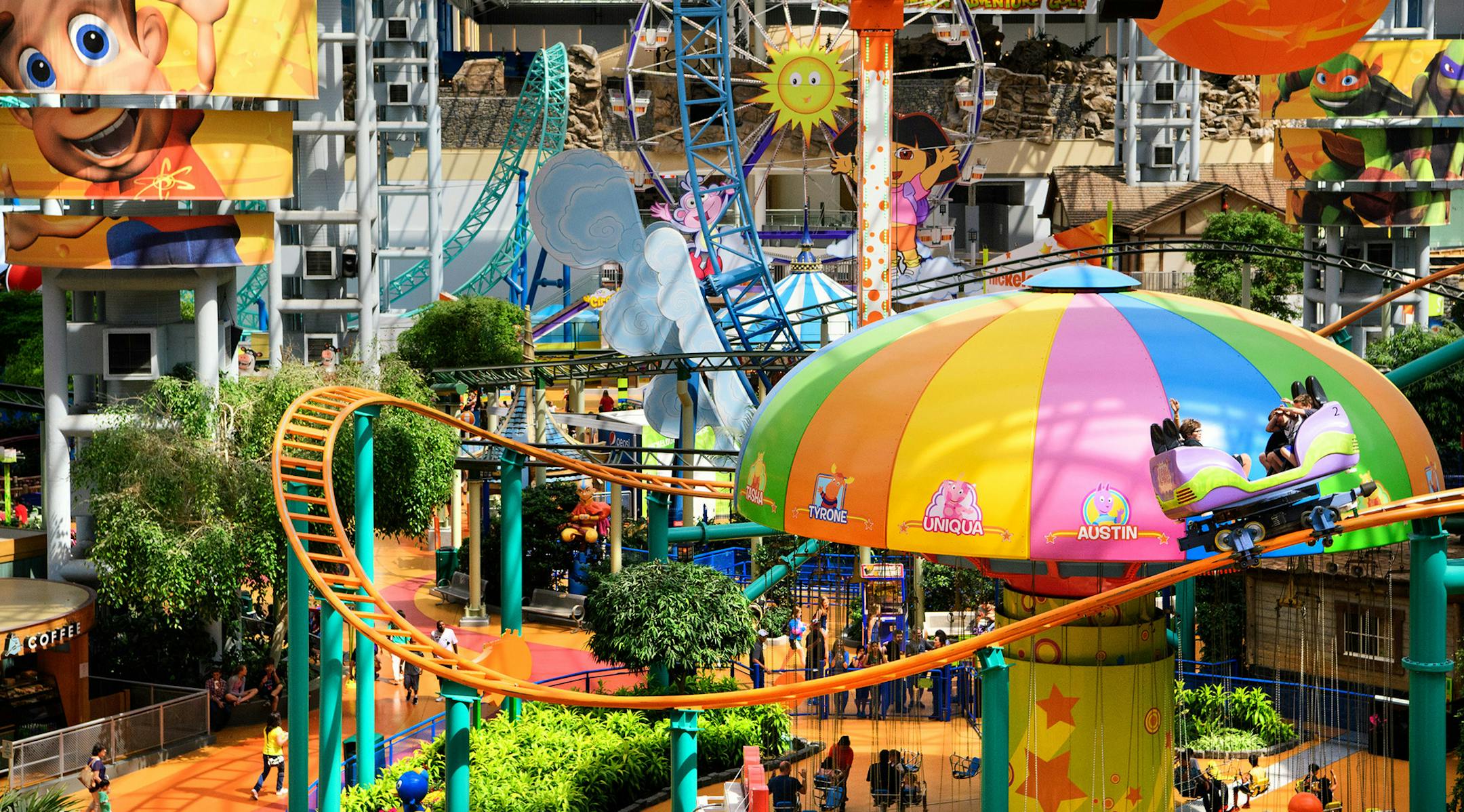 Nickelodeon Universe. ] GLEN STUBBE * gstubbe@startribune.com Thursday, June 2, 2016 Jess Nelson, MOA case manager, Oasis For Youth, walks through the Mall's Nickelodeon Universe talking with young employees to make sure they know about her services. The Mall of America has launched an unusual partnership with Oasis for Youth, a small Bloomington-based nonprofit that works with homeless youth. They now have a case worker in the mall who is there to work with mall employees who may be grappling w