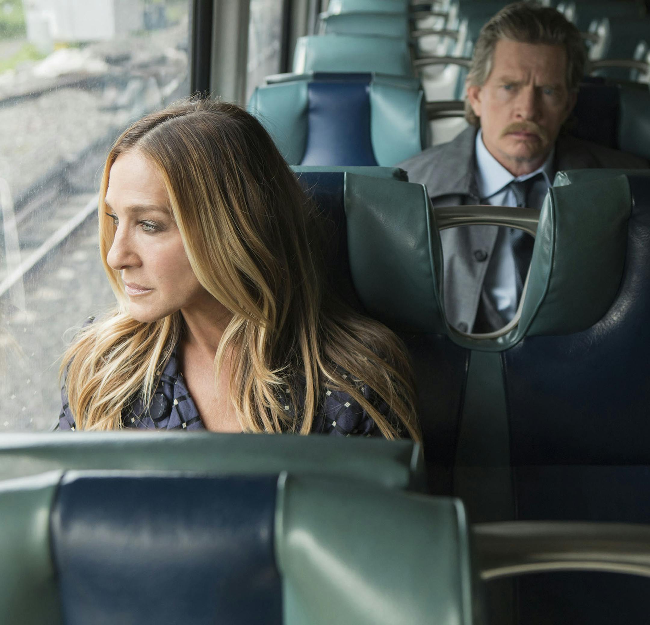 (season 2, episode 1), debut 1/14/18: Sarah Jessica Parker, Thomas Haden Church in "Divorce."
photo: Craig Blankenhorn/HBO