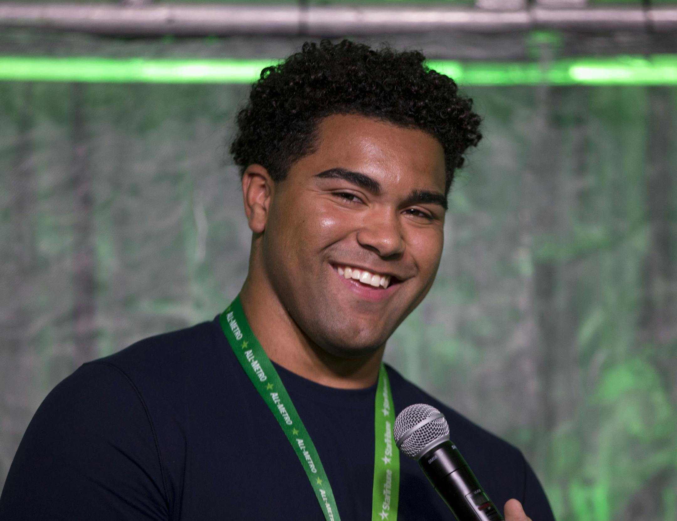 Gable Steveson from Apple Valley was named Male athlete of the year.