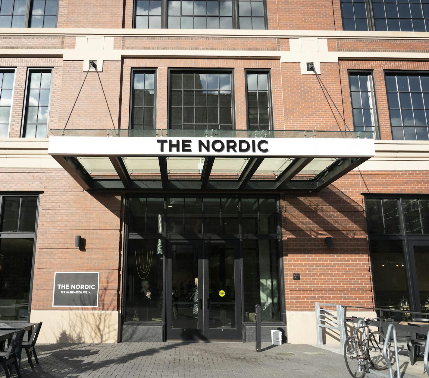 The newly opened Nordic building aspires to be "the living room and backyard of the North Loop," a spokeswoman for developer United Properties said.