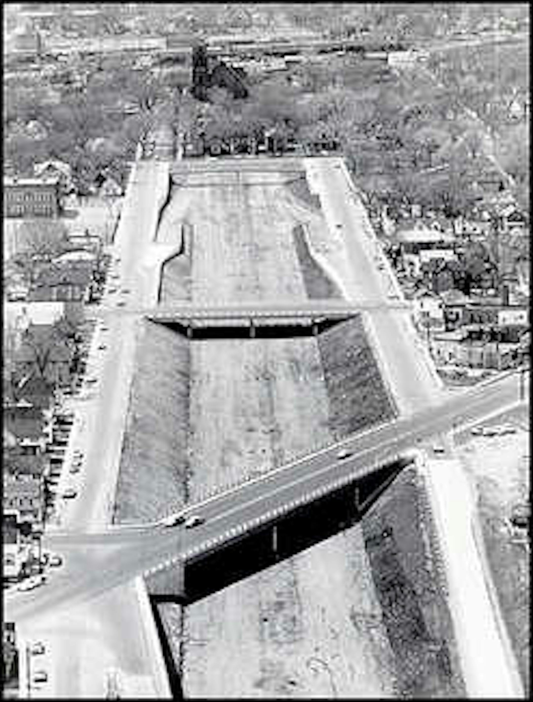 1965: I-94 under construction in Minneapolis