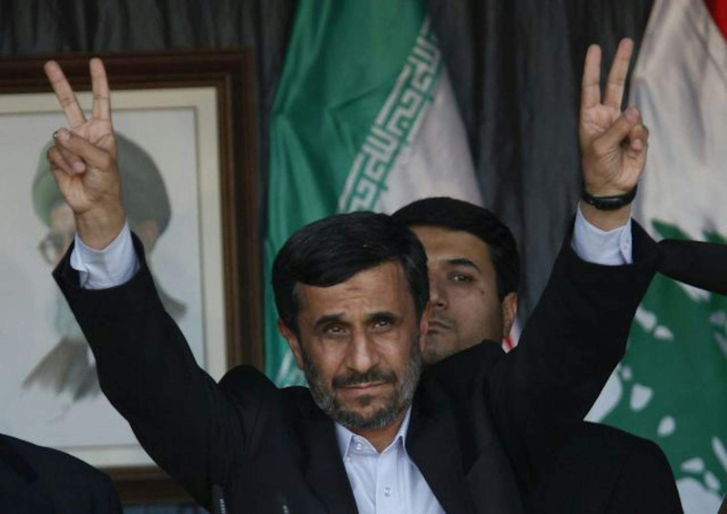 Iranian President Mahmoud Ahmadinejad