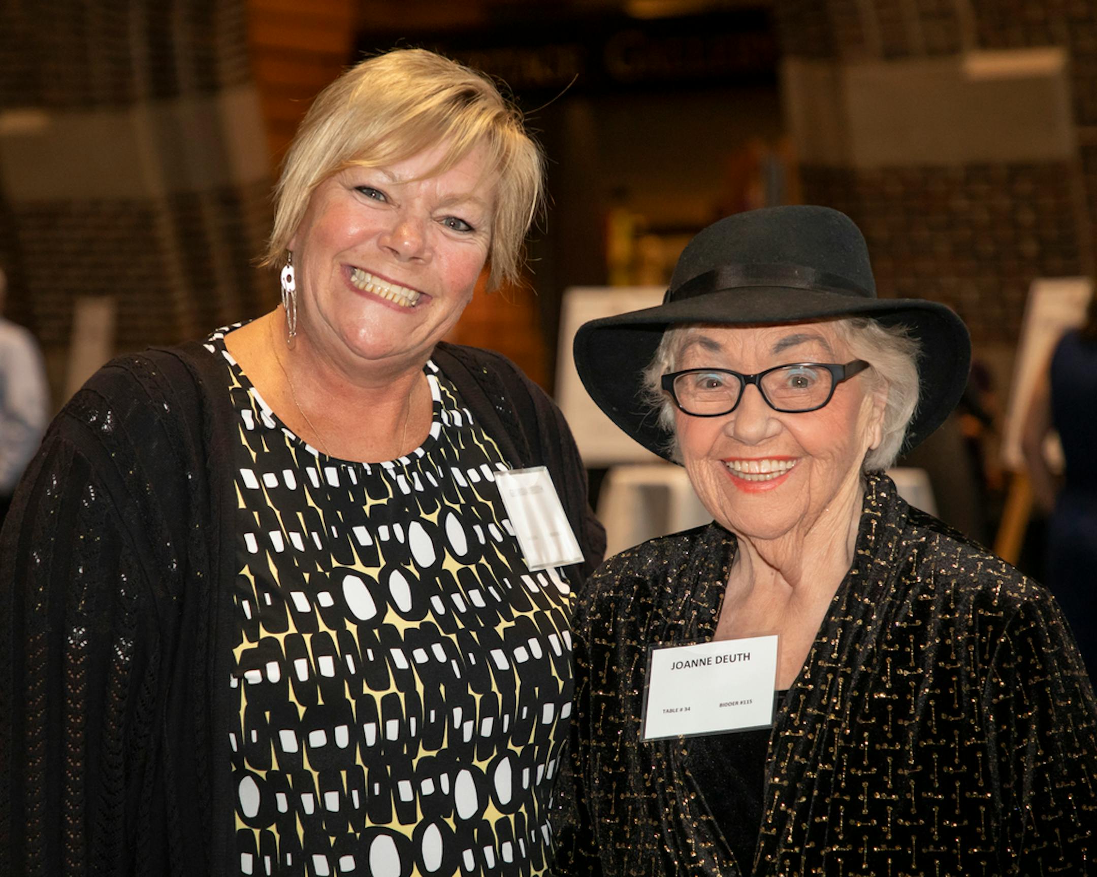 Georgia & Joanne Deuth at the 2019 Hunger Bash.