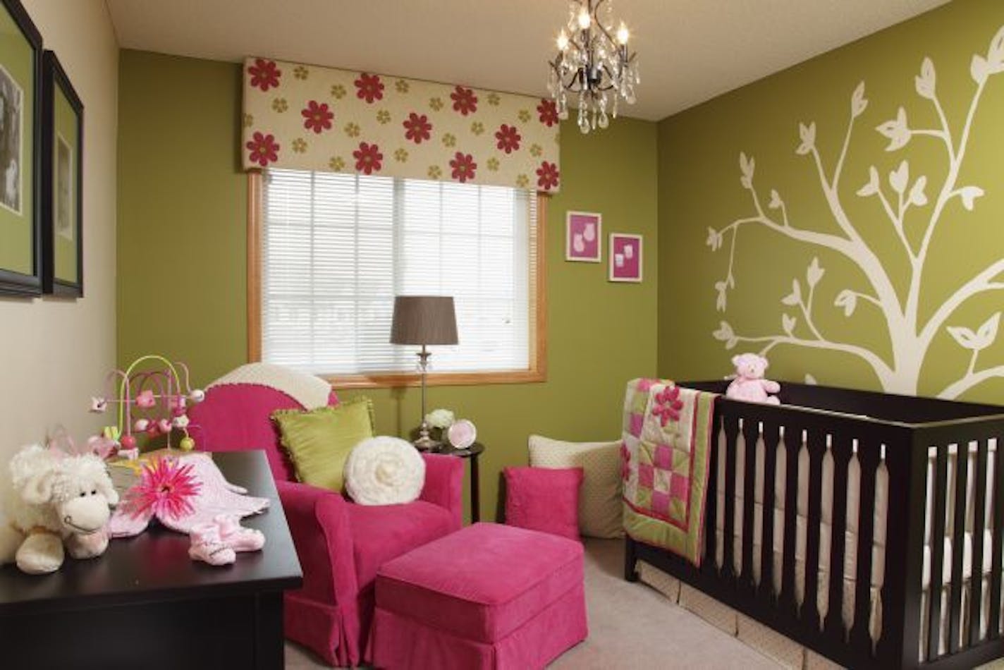 After: Kerri Schwertman's spare room became a colorful nursery