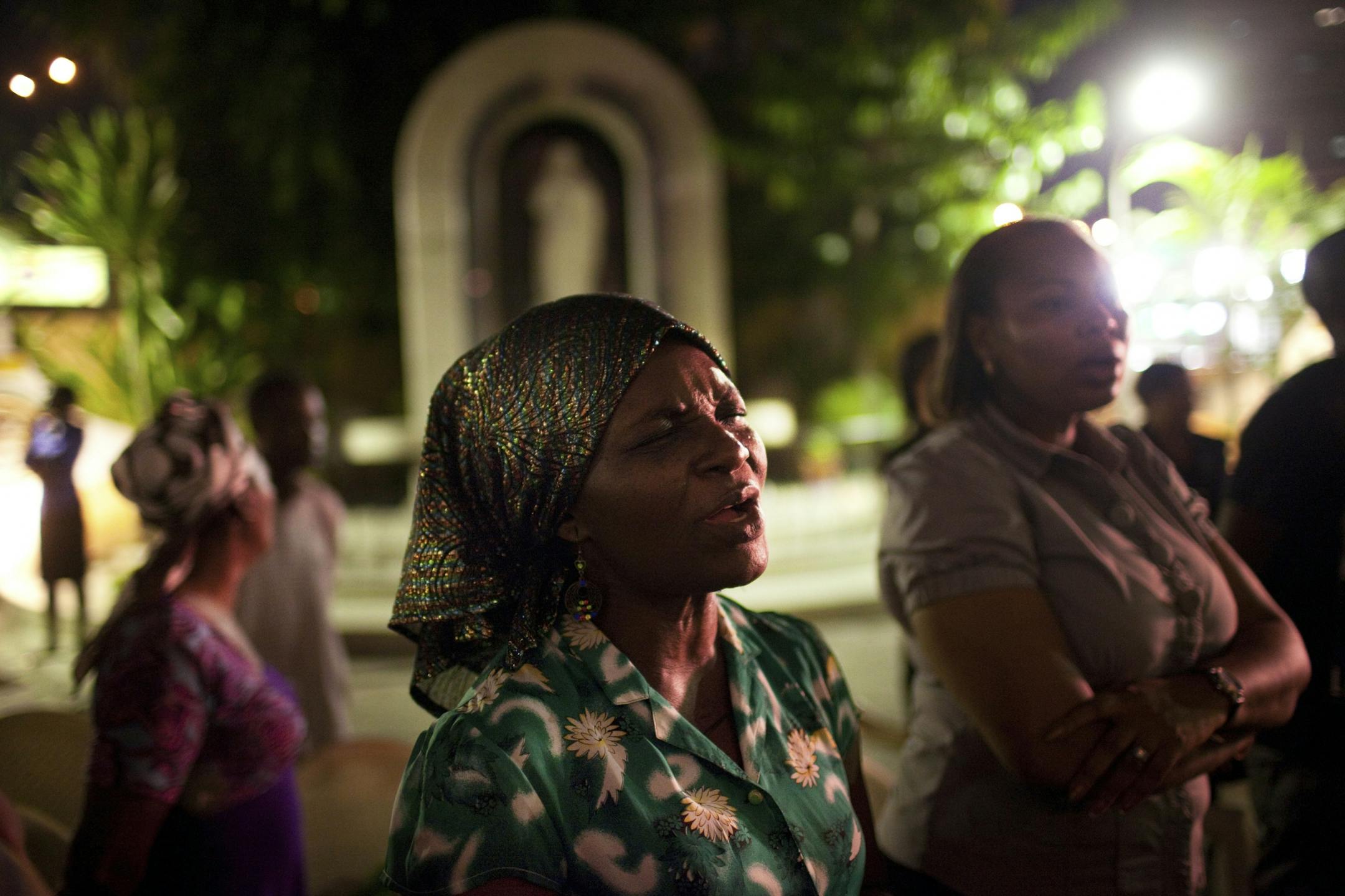 Evening Mass at the Catholic Church of the Assumption, in Lagos, Nigeria, Feb. 20, 2013. The Roman Catholic Church's explosive growth in Nigeria and across Africa has led to serious talk of the possibility of an African cardinal succeeding Pope Benedict XVI.
