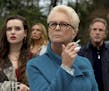 Katherine Langford, Toni Collette, Jamie Lee Curtis and Don Johnson in "Knives Out."