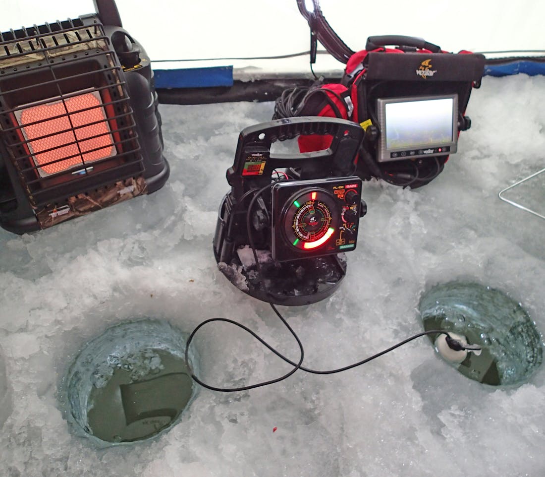 Technology enhances chilly thrill of ice fishing