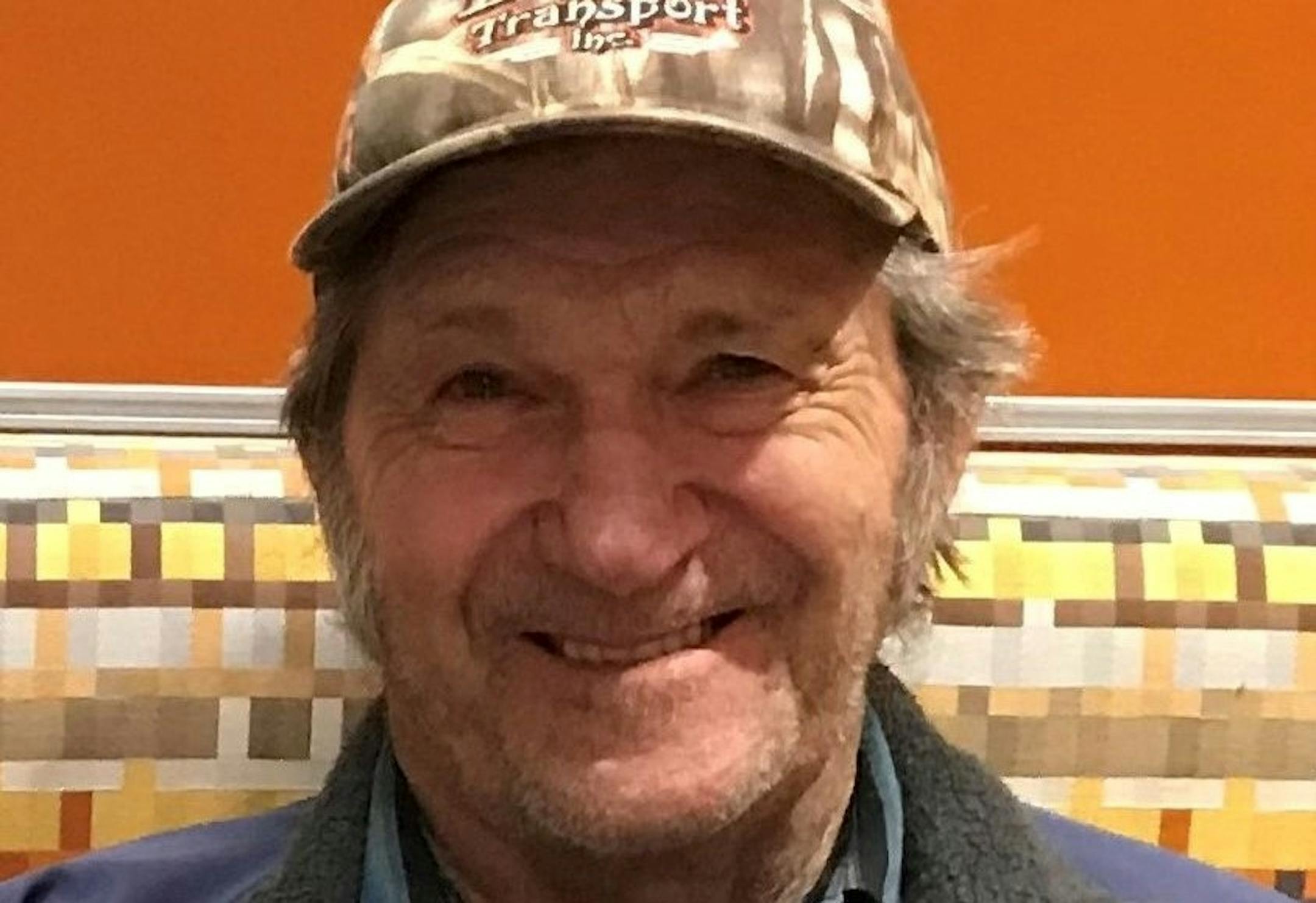 Alvin Schwarzrock wearing cap and jacket.