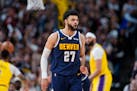 Nuggets guard Jamal Murray's lingering calf injury could be a key factor in the second-round matchup with the Wolves.