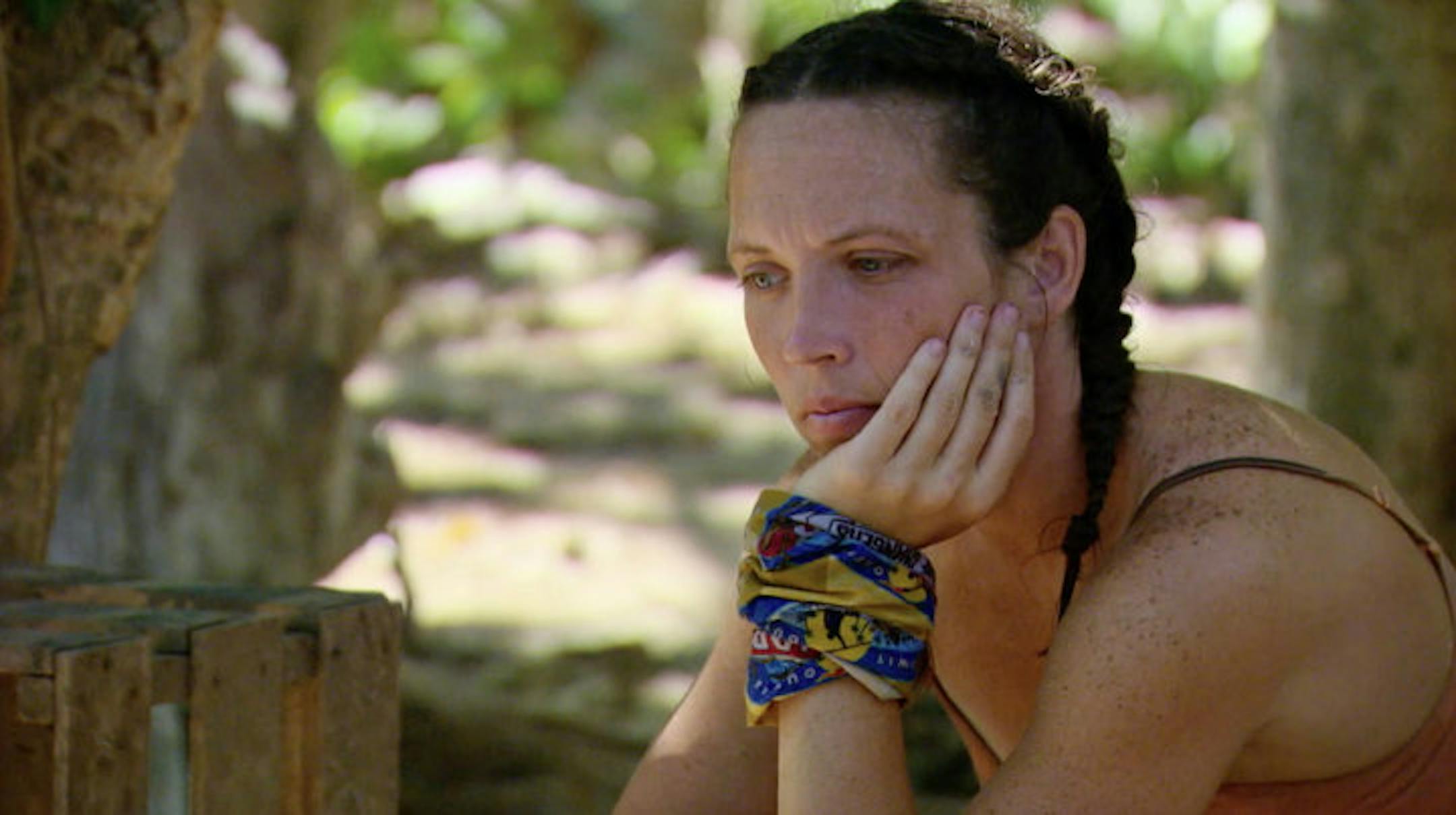 Sarah Lacina returned a second time for this season of "Survivor."