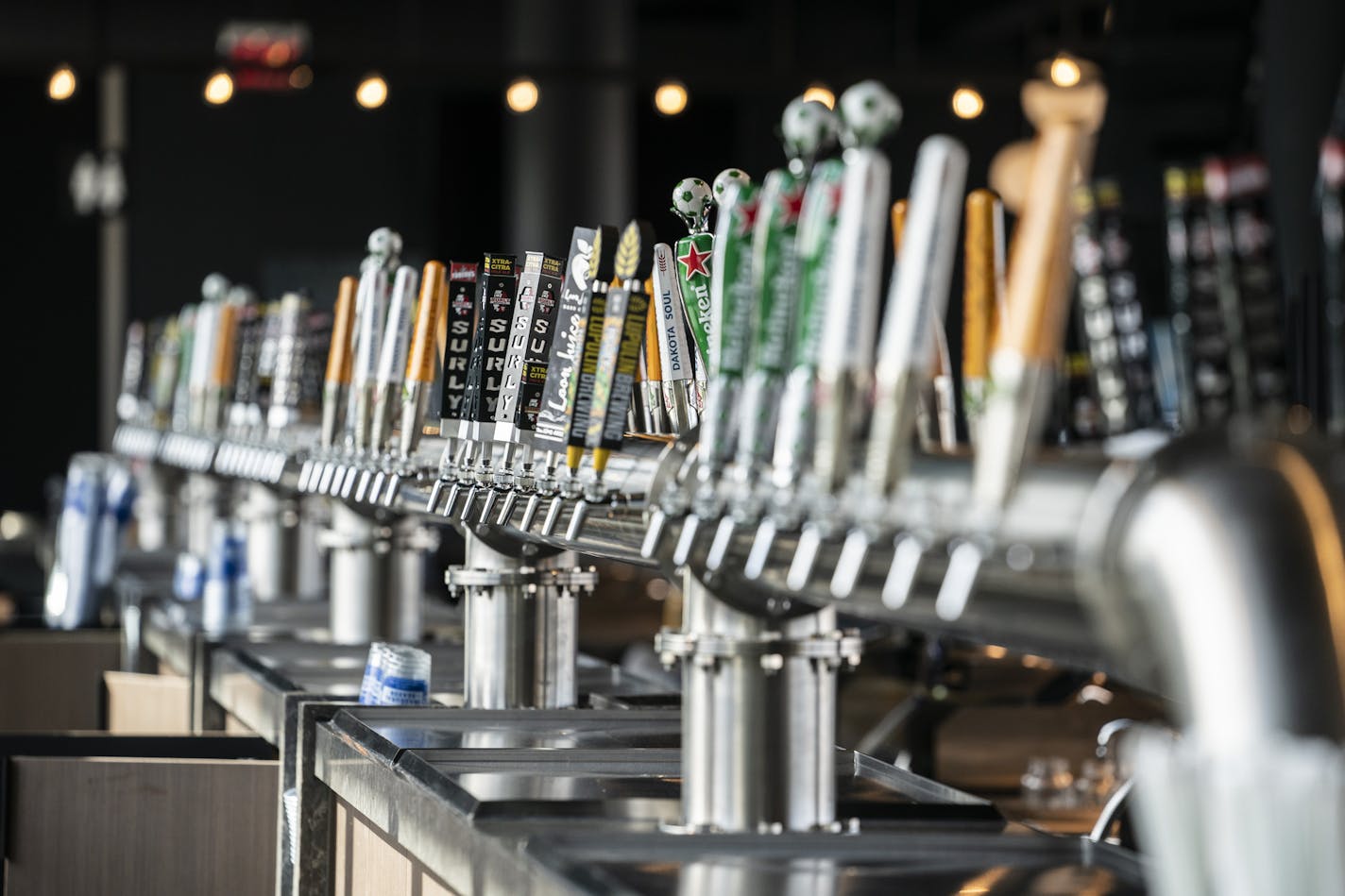 The beer at Brew Hall at Allianz Field in St. Paul, Minn., on Wednesday, April 3, 2019. ] RENEE JONES SCHNEIDER &#xa5; renee.jones@startribune.com