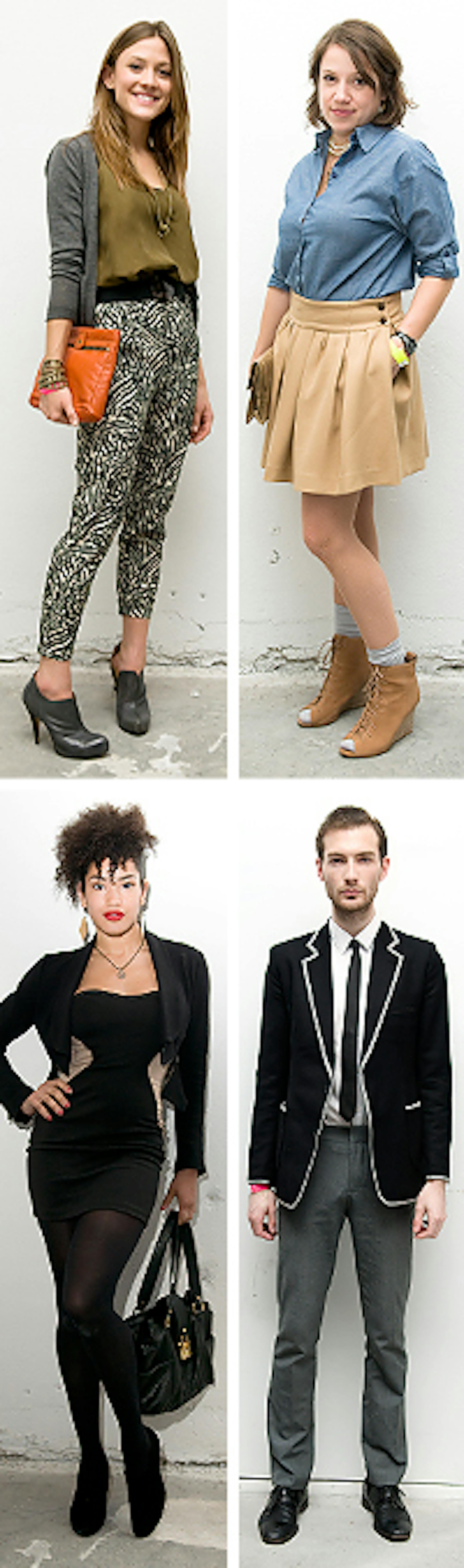 Clockwise from top - Leah McMullen, Katy Davis, Nick Patnode, Mette Towley
